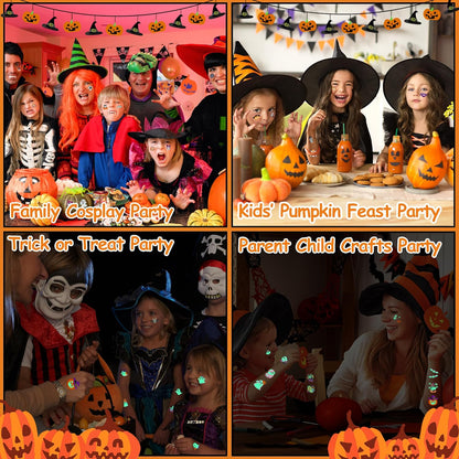 216 PCS Halloween Tattoos for Kids Halloween Party Favors Bulk