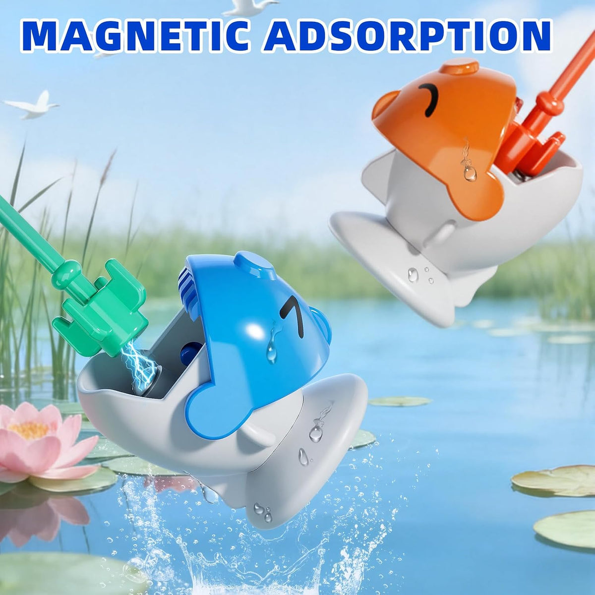 Exciting Magnetic Fishing Game for Kids – Fun Learning Toy for Ages 3-8, Blue