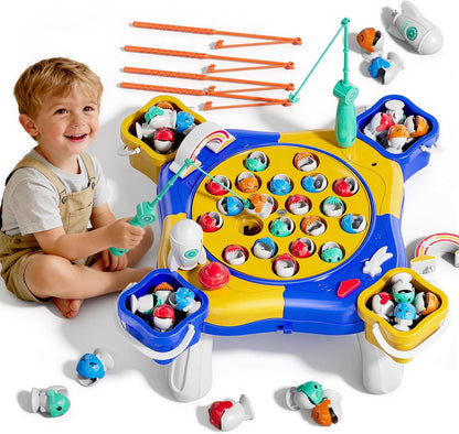 Exciting Magnetic Fishing Game for Kids – Fun Learning Toy for Ages 3-8, Blue